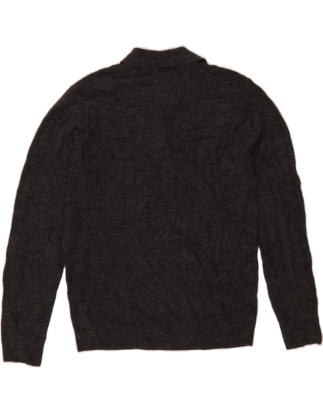 DOCKERS Mens Polo Neck Jumper Sweater Medium Grey Acrylic Vintage Dockers and Second-Hand Dockers from Messina Hembry 