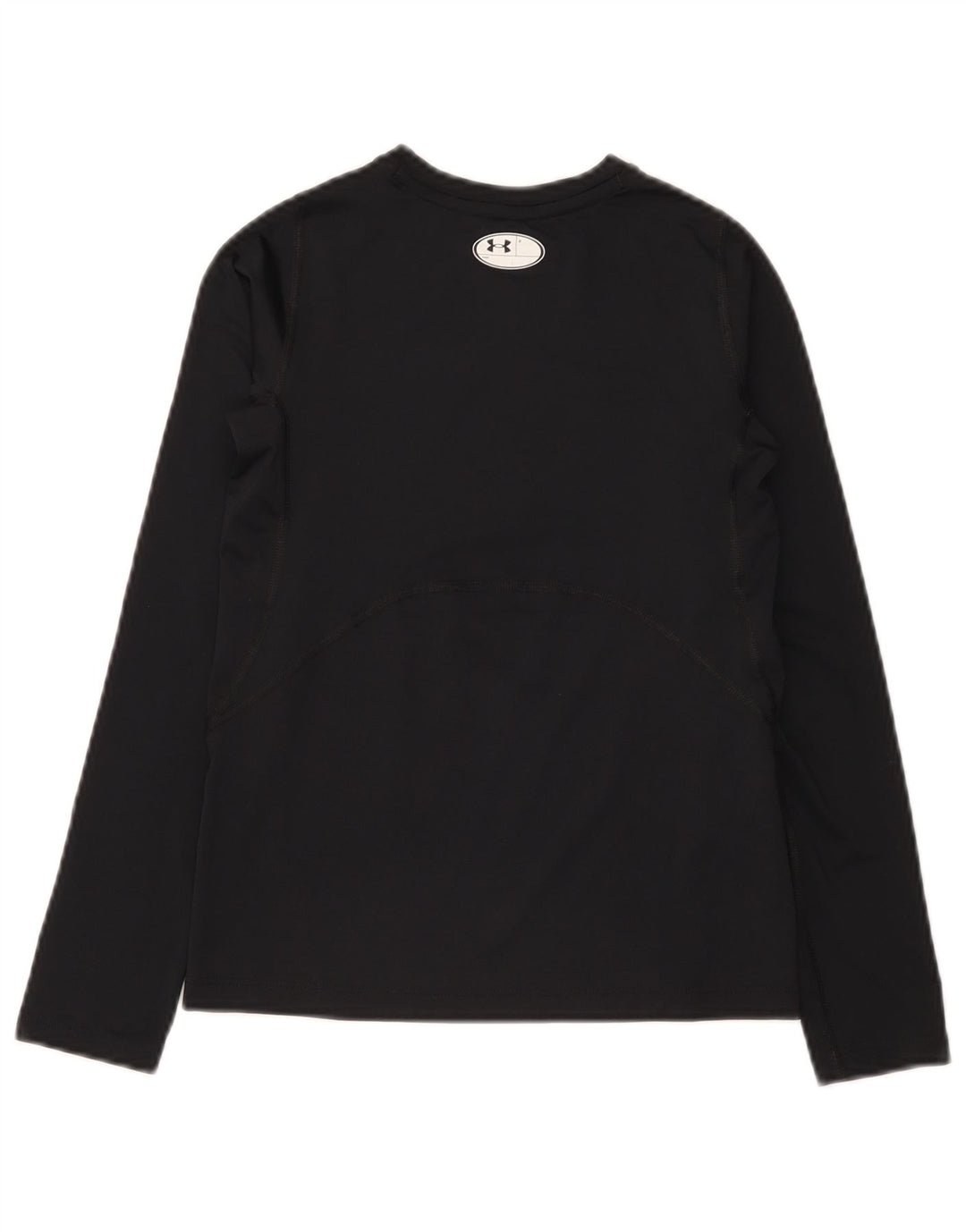 Under Armour Boys Heat Gear Top Long Sleeve 9-10 Years Medium Black