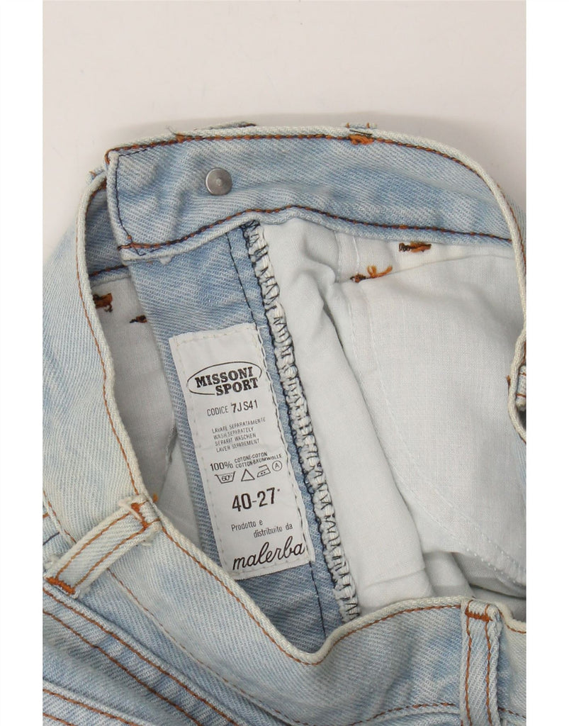 MISSONI SPORT Womens High Waist Tapered Jeans IT 40 Small W27 L24 Blue Vintage Missoni Sport and Second-Hand Missoni Sport from Messina Hembry 