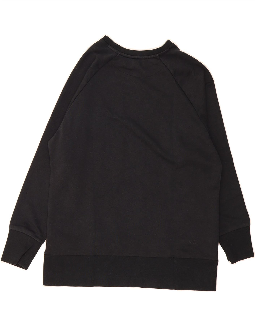 NIKE Womens Dri Fit Graphic Sweatshirt Jumper UK 14 Medium Black Cotton Vintage Nike and Second-Hand Nike from Messina Hembry 