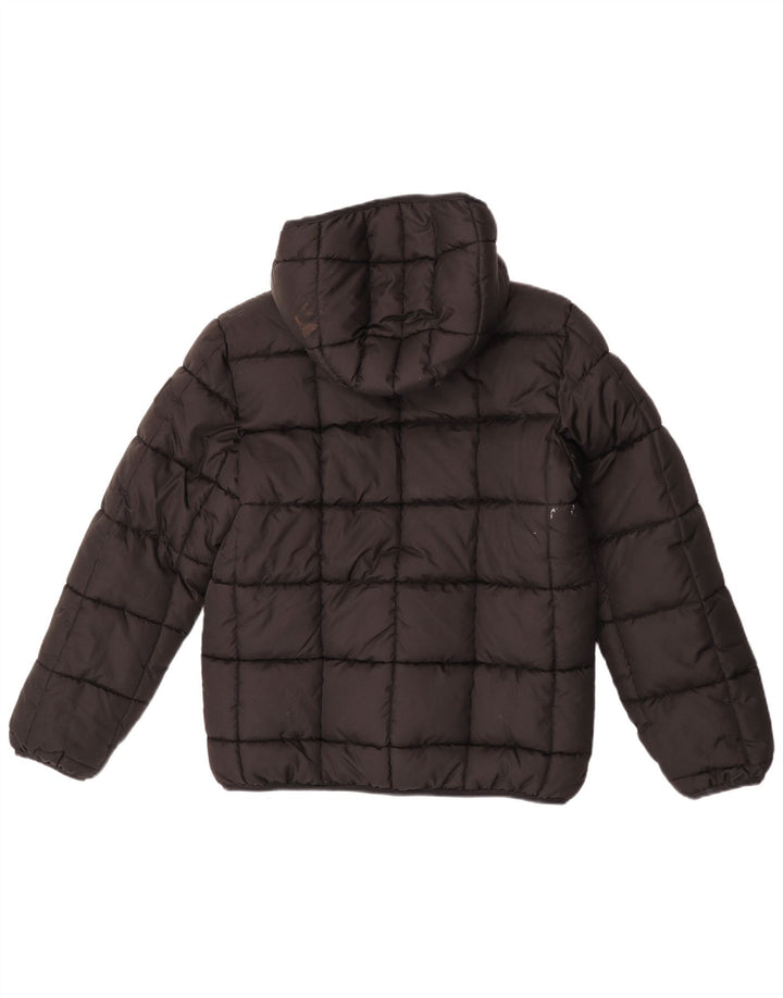 Jordan Boys Hooded Padded Jacket 13-14 Years XL Black Polyester