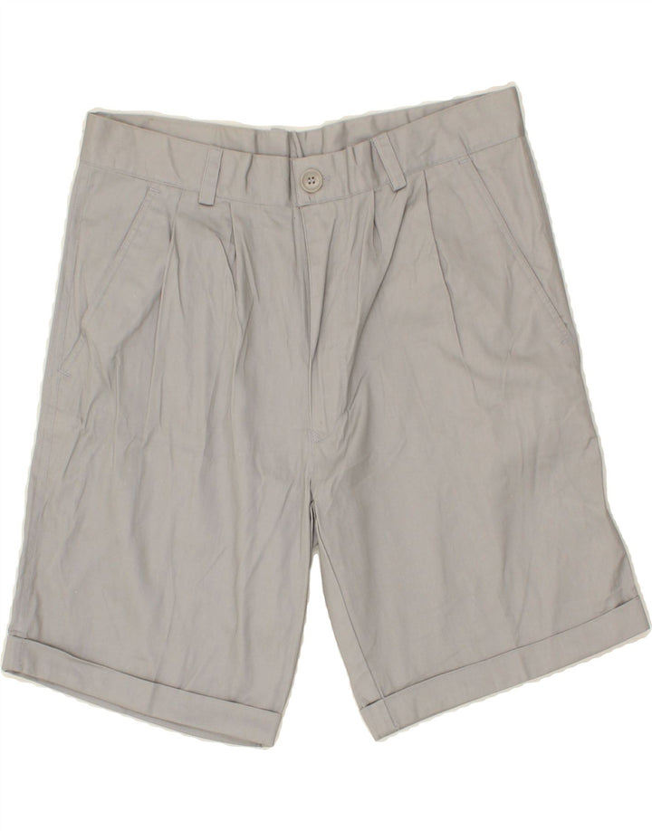 VINTAGE Mens Pegged Chino Shorts IT 50 Large W32  Grey Cotton Vintage Vintage and Second-Hand Vintage from Messina Hembry 