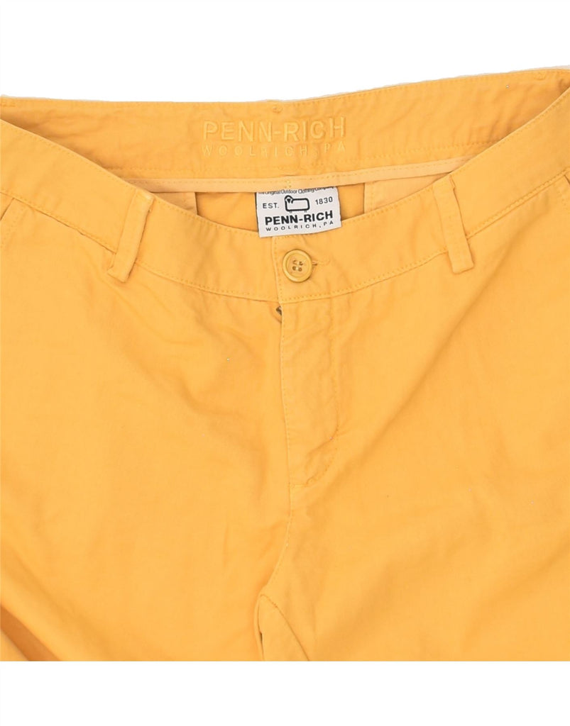 WOOLRICH Womens Slim Chino Trousers W30 L29 Yellow Vintage Woolrich and Second-Hand Woolrich from Messina Hembry 