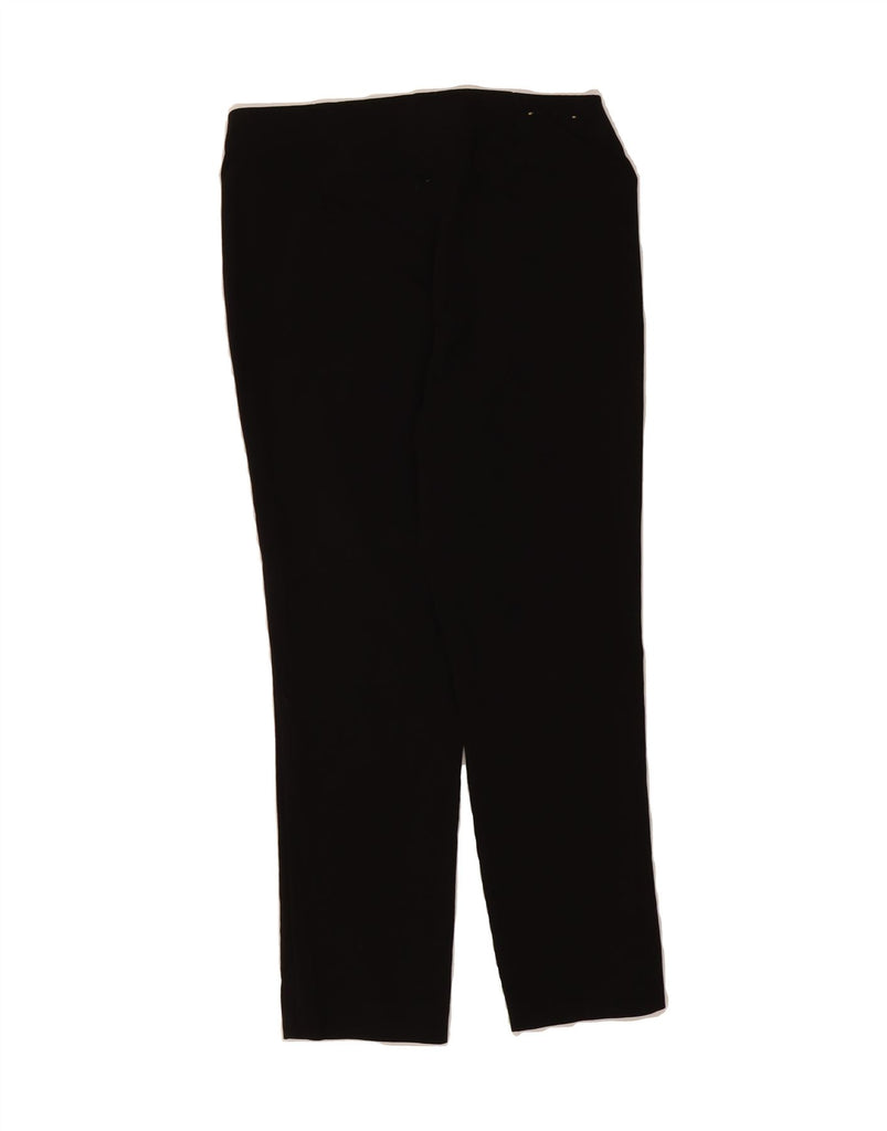 MICHAEL KORS Womens Slim Cropped Trousers  Medium W28 L24 Black Viscose Vintage Michael Kors and Second-Hand Michael Kors from Messina Hembry 