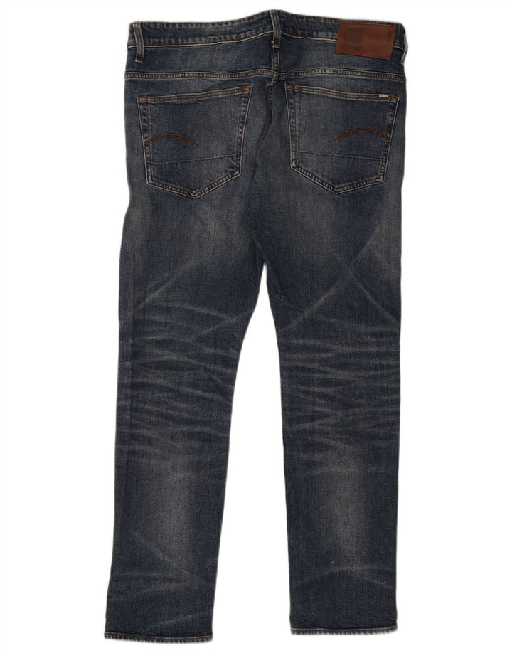 G-Star Mens Slim Jeans W36 L30 Blue Cotton