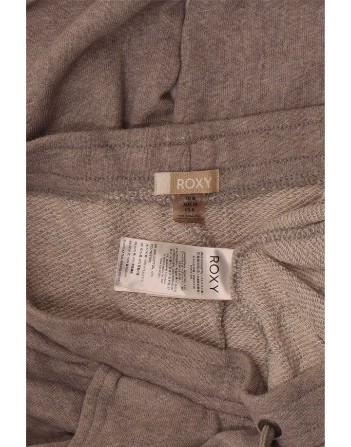Roxy Womens Tracksuit Trousers Joggers UK 12 Medium Grey Cotton