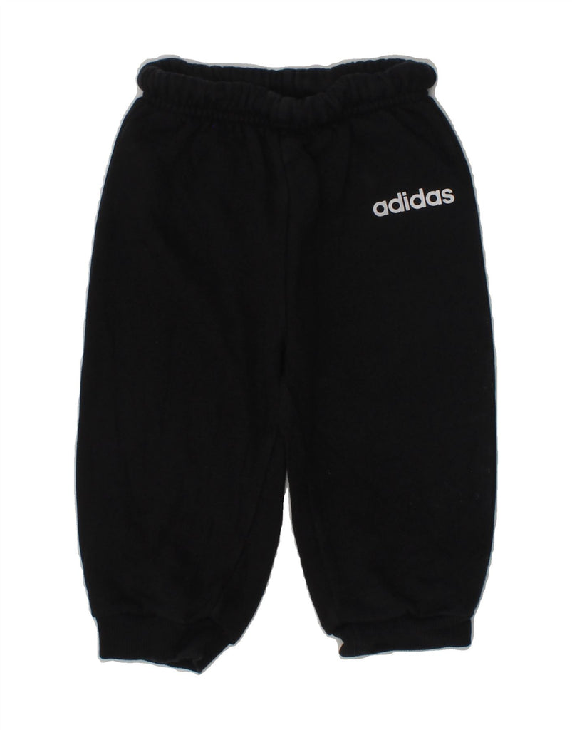 ADIDAS Baby Boys Graphic Joggers Tracksuit Trousers 6-9 Months Black | Vintage Adidas | Thrift | Second-Hand Adidas | Used Clothing | Messina Hembry 