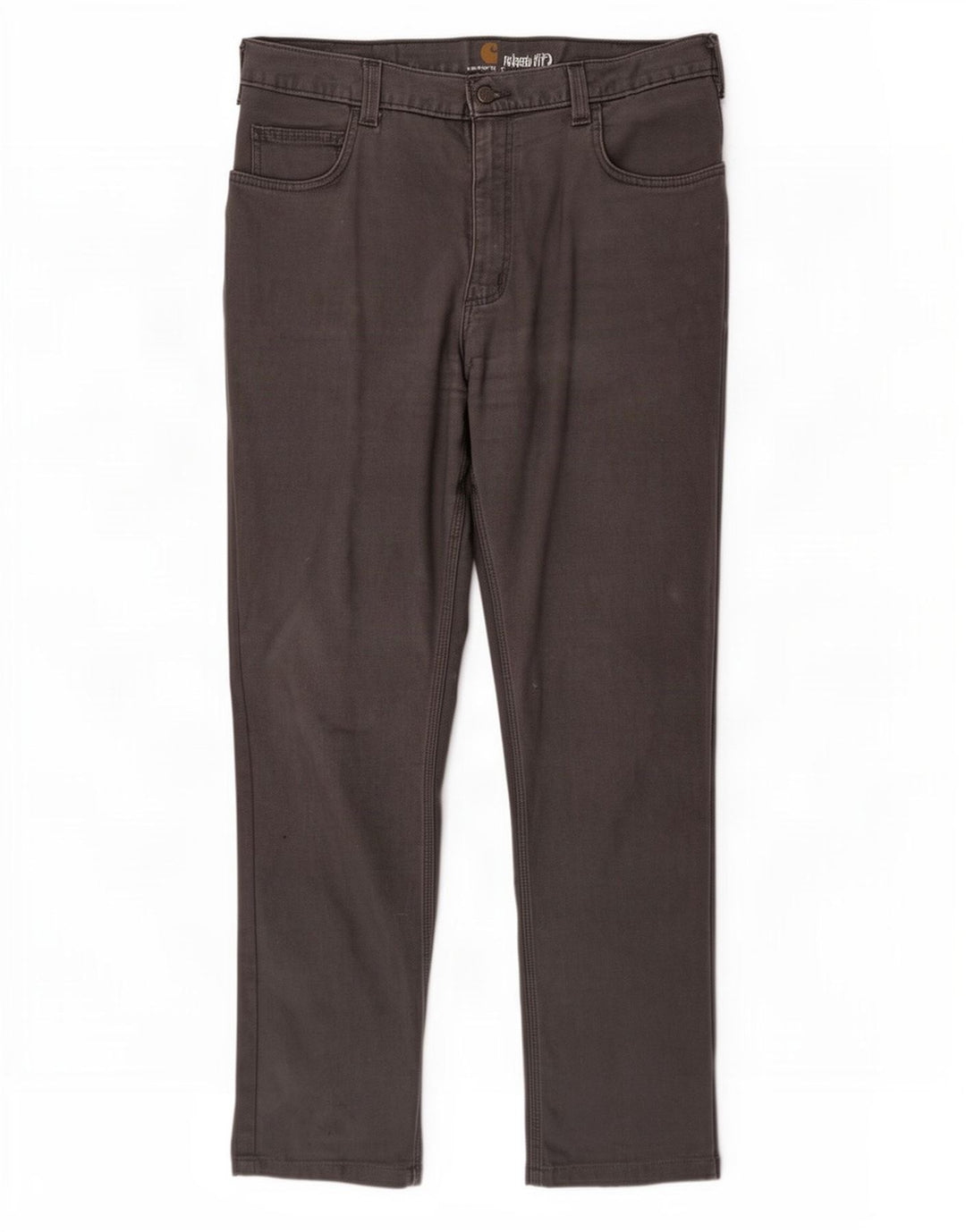 Carhartt Mens Relaxed Fit Cargo Trousers W34 L32 Grey Cotton