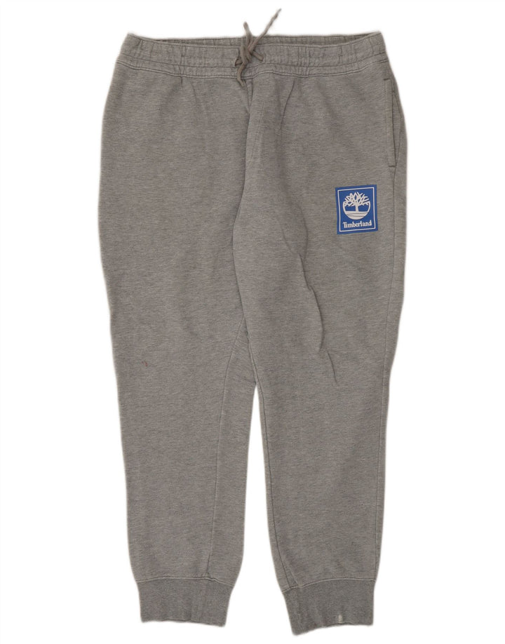 Timberland Mens Tracksuit Trousers Joggers Large Grey Cotton
