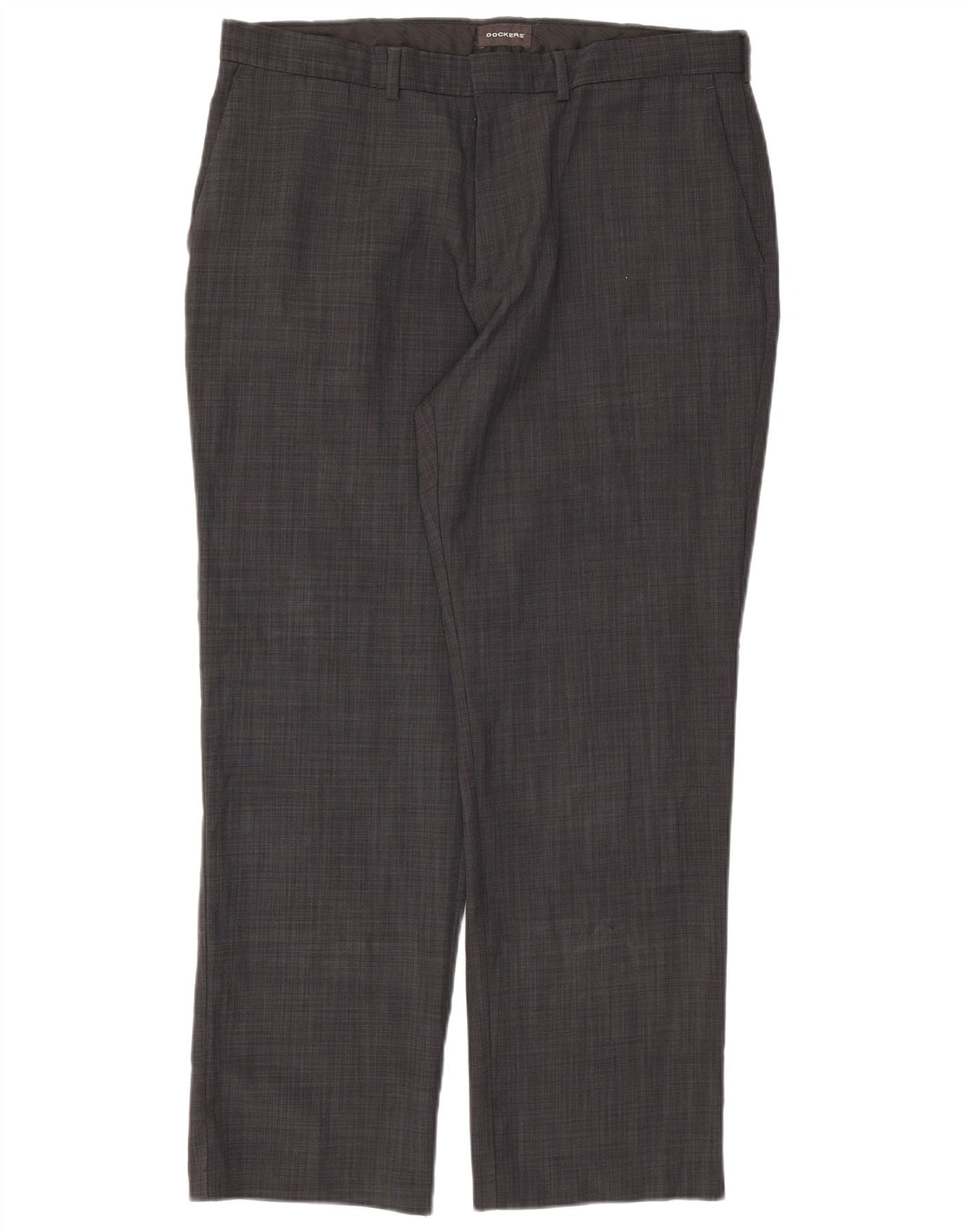 Dockers Mens Straight Chino Trousers W36 L29 Grey