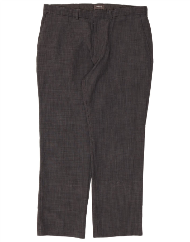 Dockers Mens Straight Chino Trousers W36 L29 Grey