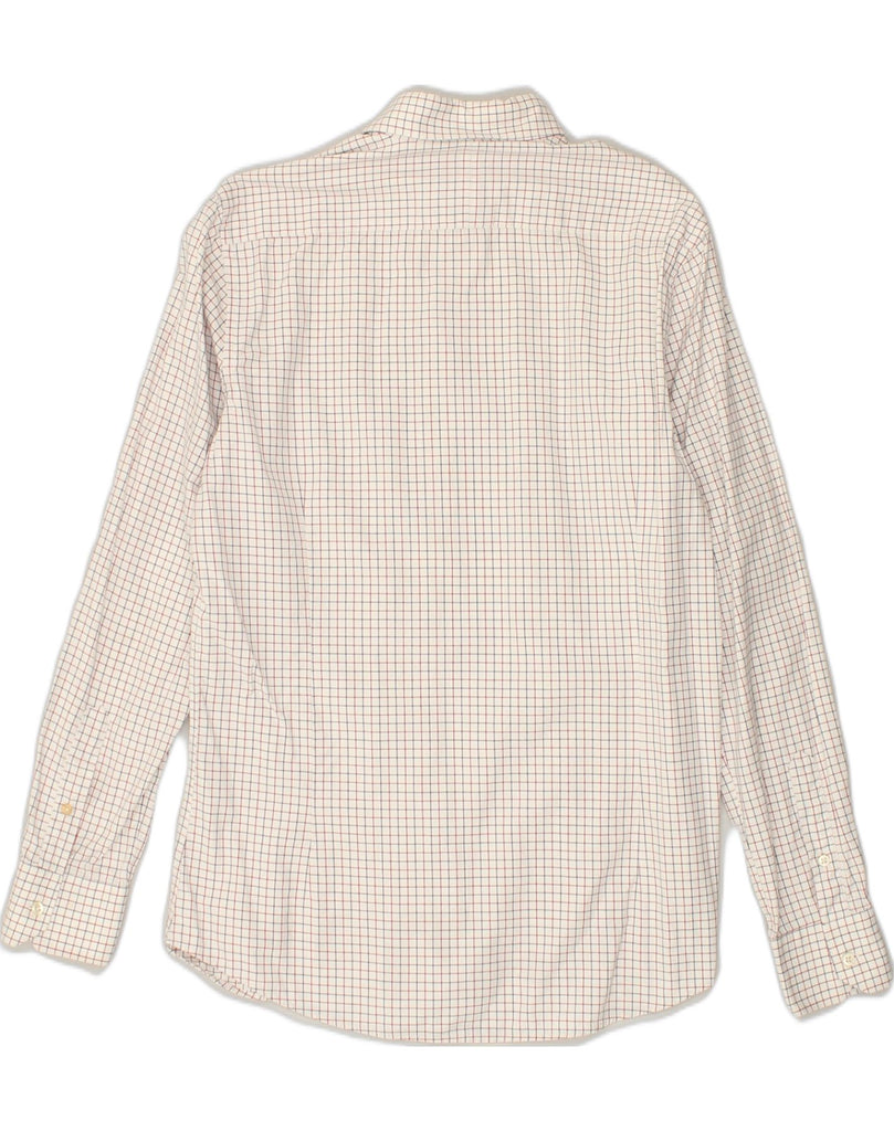 MASSIMO DUTTI Mens Shirt Size 41 16 Large Off White Check | Vintage Massimo Dutti | Thrift | Second-Hand Massimo Dutti | Used Clothing | Messina Hembry 