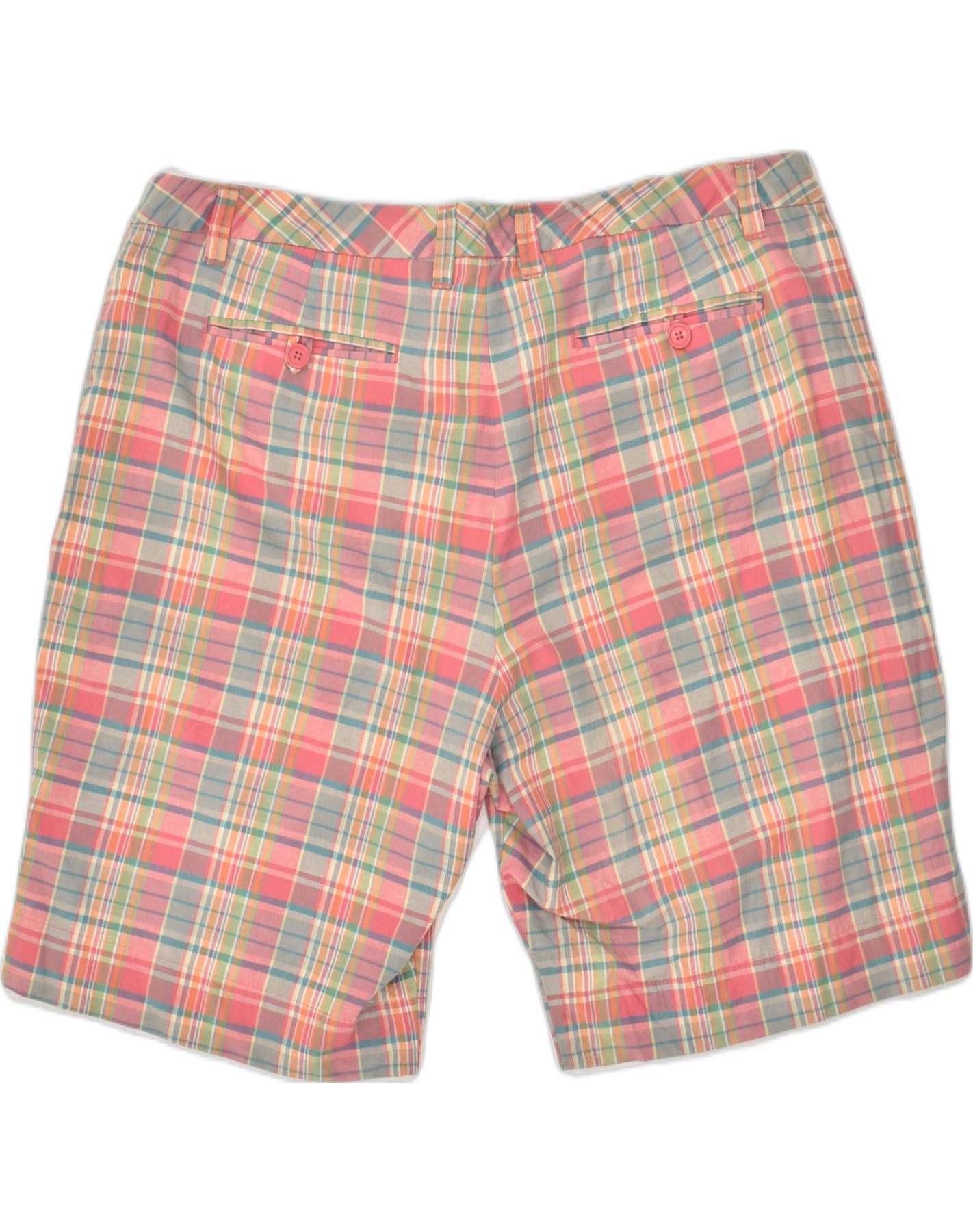 GAP Womens Chino Shorts US 18 2XL W40 Pink Check Cotton, Vintage &  Second-Hand Clothing Online