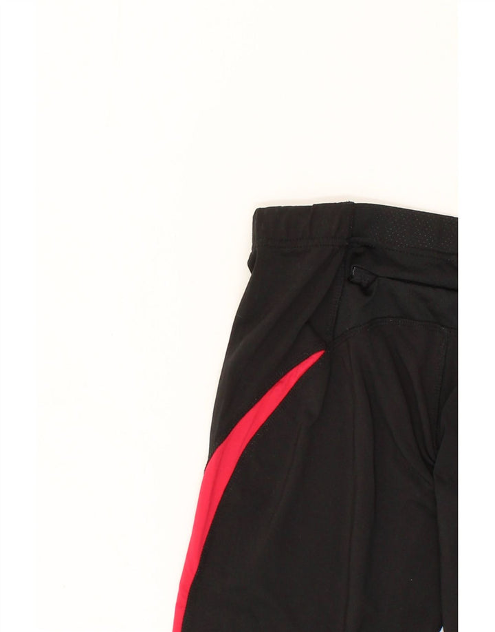ASICS Womens Capri Tracksuit Trousers UK 8 Small Black Colourblock Vintage Asics and Second-Hand Asics from Messina Hembry 