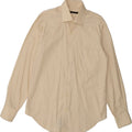 UNGARO Mens Shirt Size 40 15 3/4 Medium Beige Spotted Cotton Vintage Ungaro and Second-Hand Ungaro from Messina Hembry 