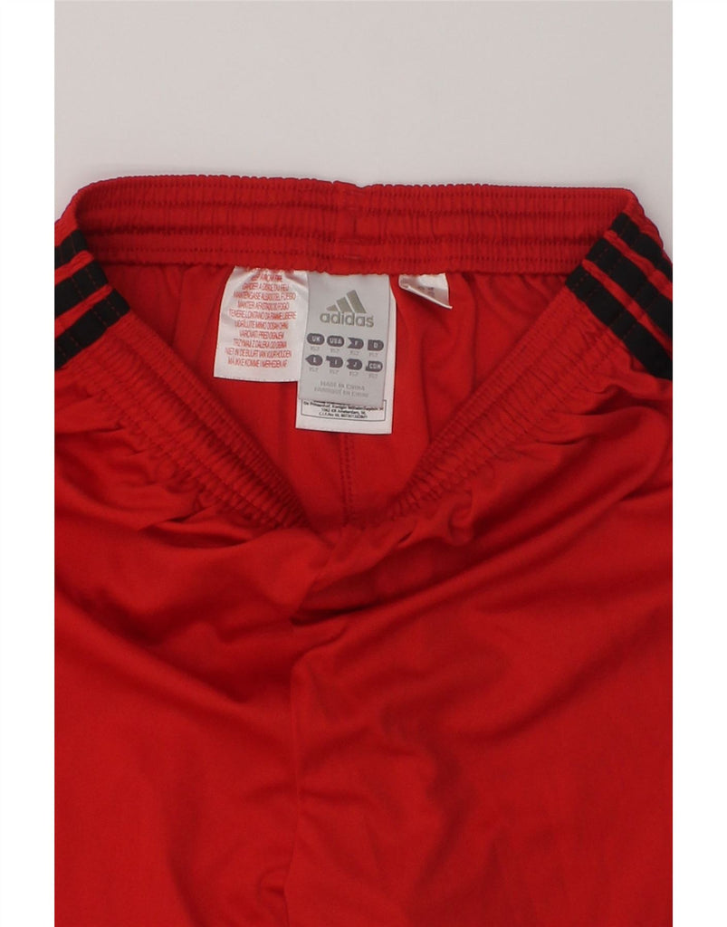 ADIDAS Boys Sport Shorts 11-12 Years Red Polyester | Vintage Adidas | Thrift | Second-Hand Adidas | Used Clothing | Messina Hembry 