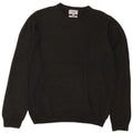 Marks & Spencer Mens Crew Neck Jumper Sweater Medium Black Acrylic