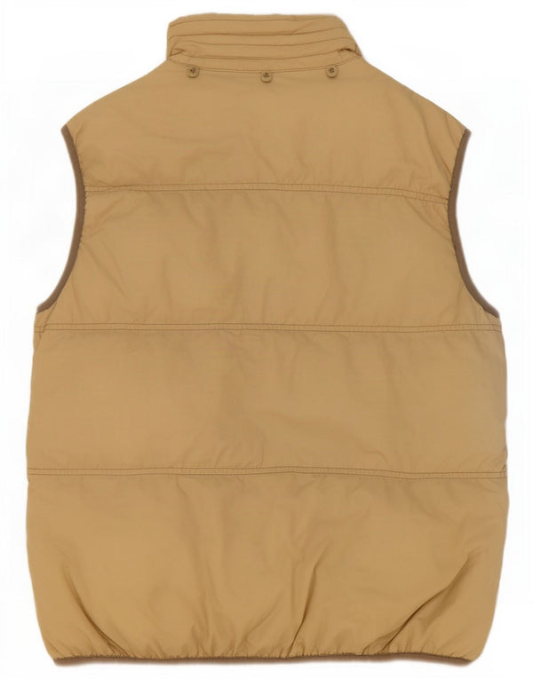 New Penny Womens Padded Gilet UK 14 Large Beige Nylon
