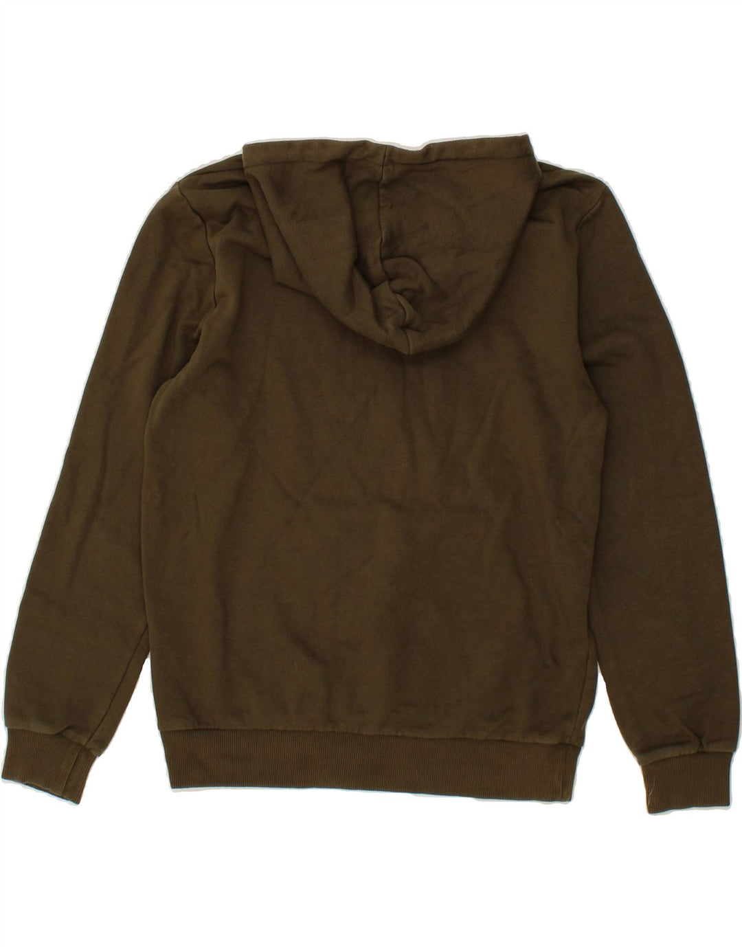 PUMA Mens Graphic Hoodie Jumper Small Green Cotton Vintage Puma and Second-Hand Puma from Messina Hembry 