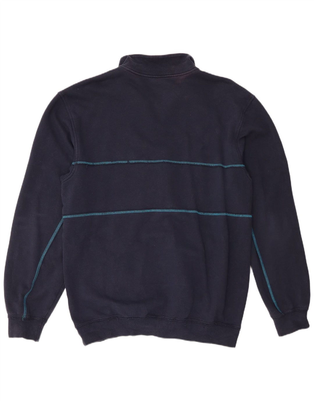 Adidas Mens Graphic Tracksuit Top Jacket XL Navy Blue Cotton