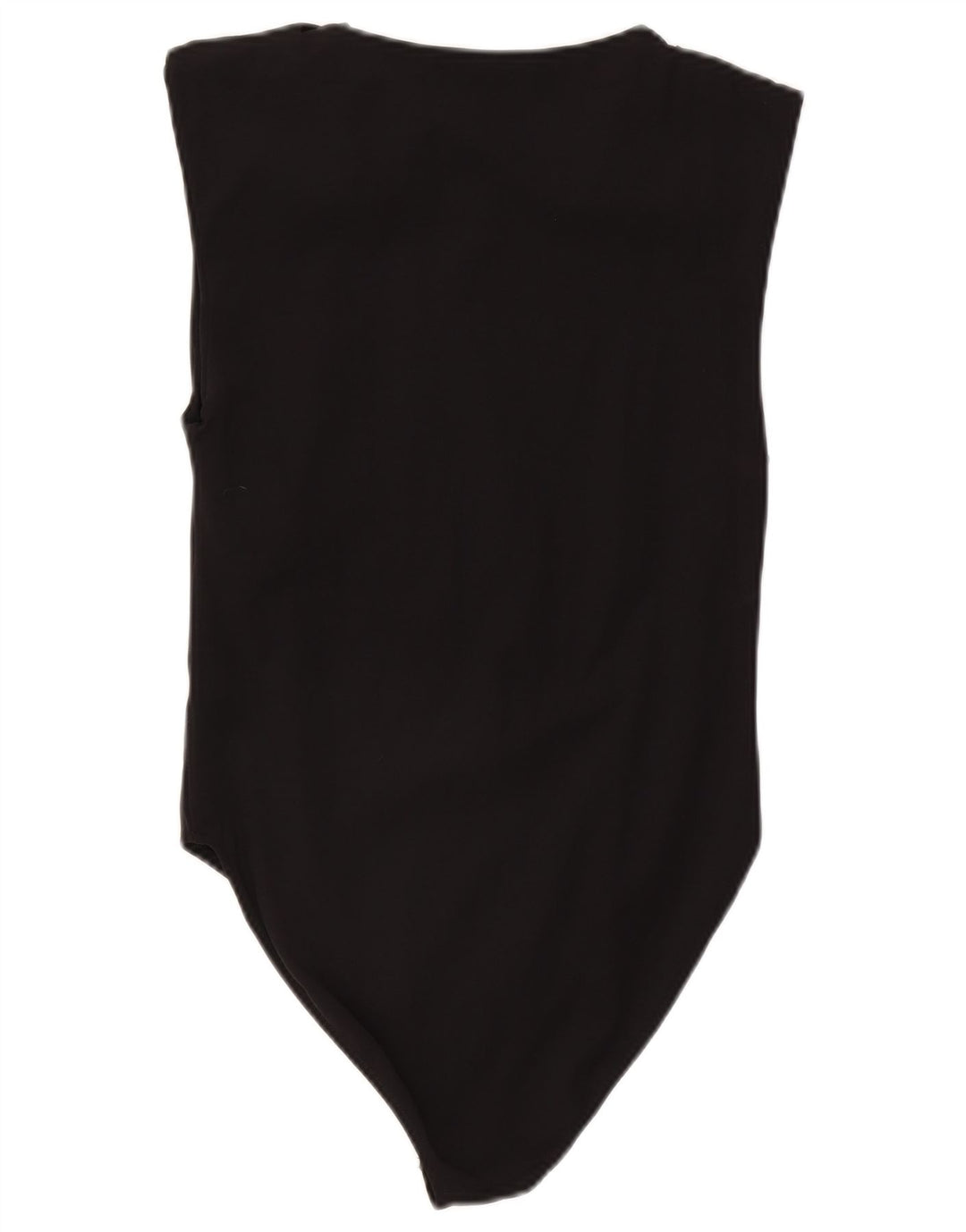 Zara Womens Sleeveless Bodysuit UK 14 Large Black Polyamide