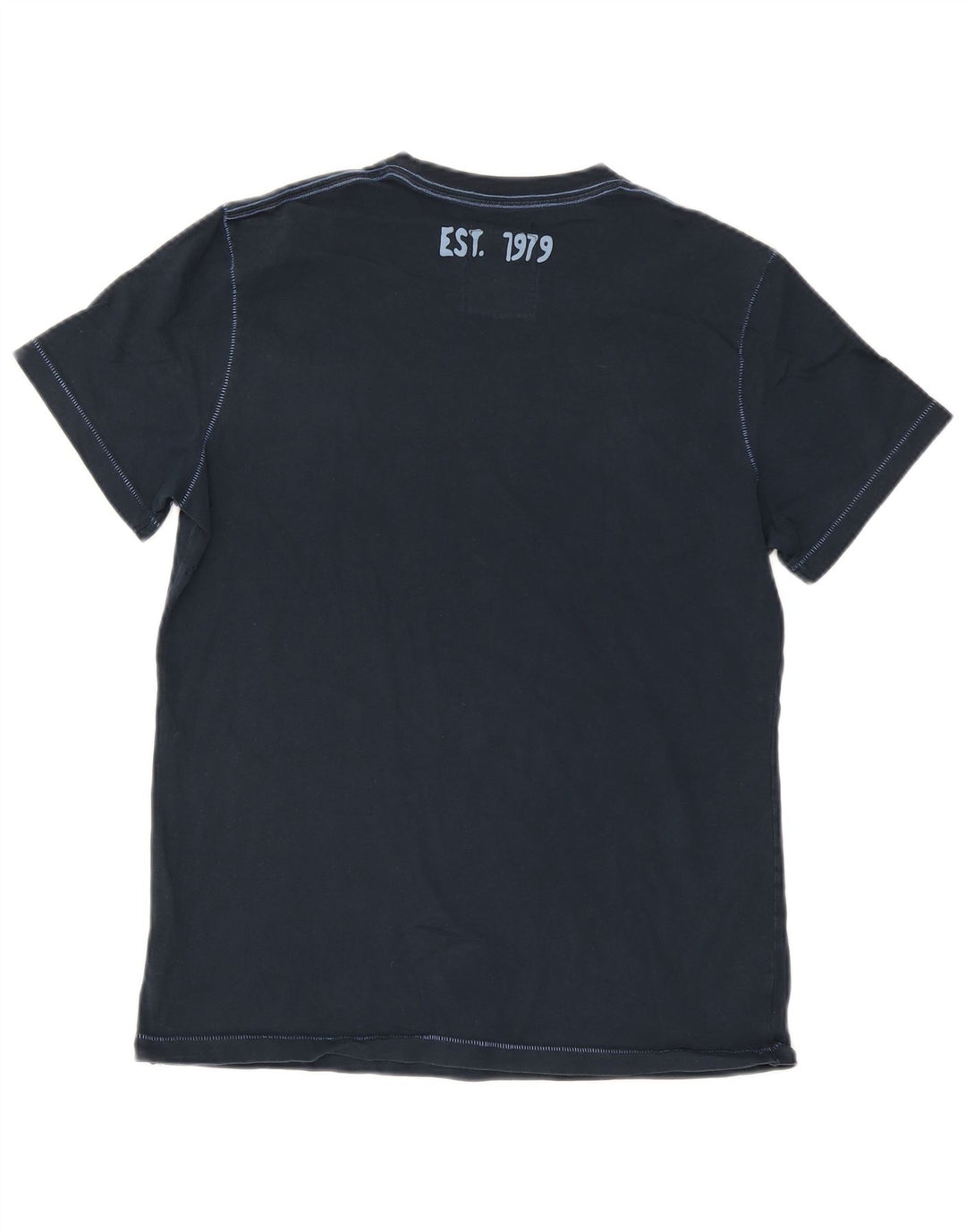 Think Pink Mens Graphic T-Shirt Top XL Navy Blue Cotton