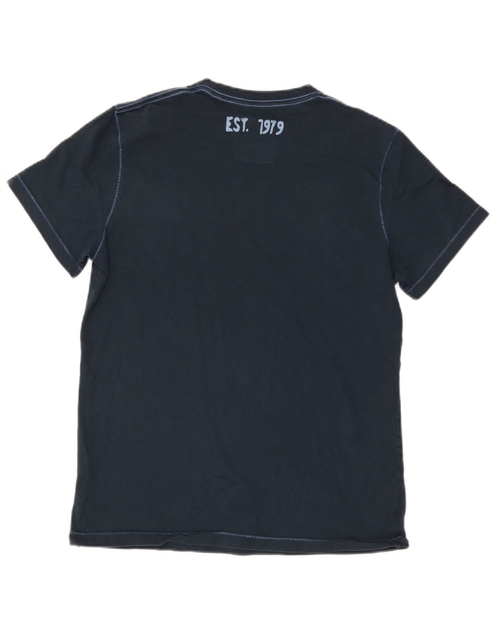 Think Pink Mens Graphic T-Shirt Top XL Navy Blue Cotton
