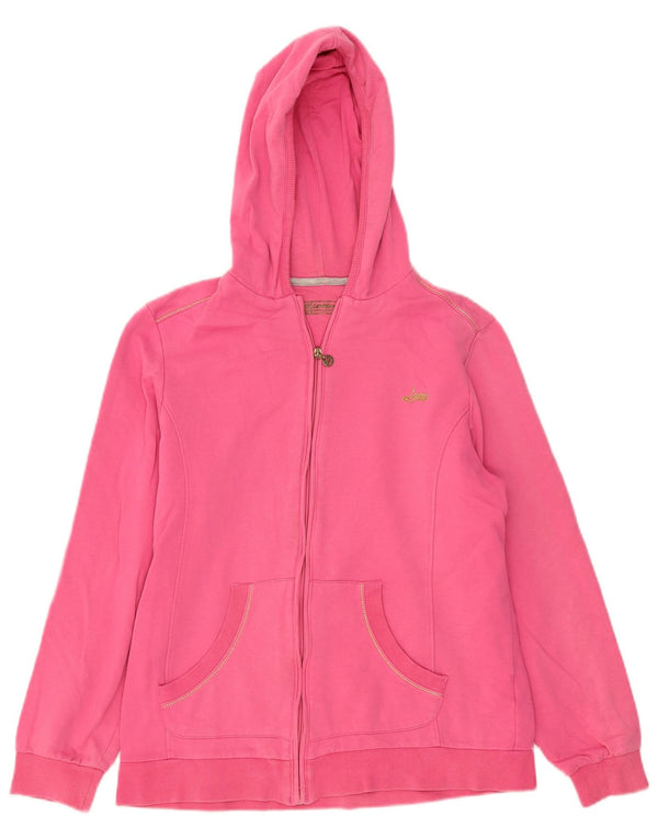 Lotto Womens Zip Hoodie Sweater UK 18 XL Pink
