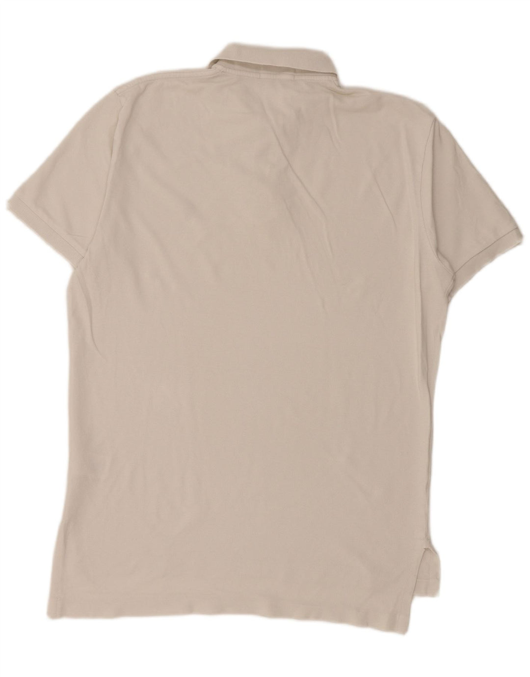 POLO RALPH LAUREN Mens Polo Shirt Medium White Cotton