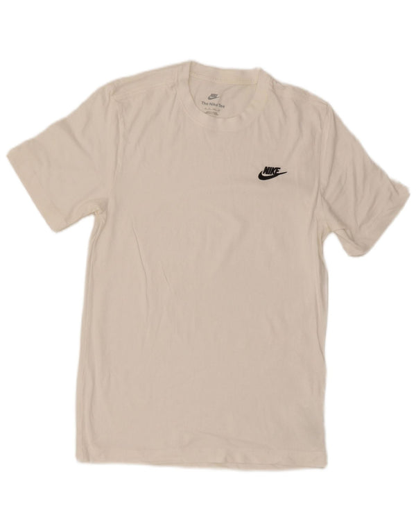 Nike Mens T-Shirt Top XS White Cotton