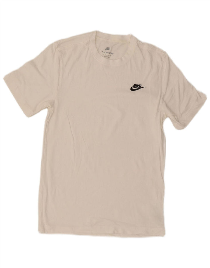 Nike Mens T-Shirt Top XS White Cotton