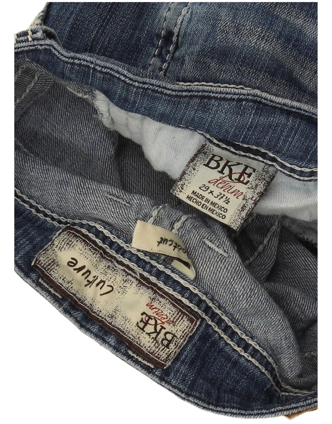 BKE Womens Bootcut Jeans W29 L37 Blue Cotton