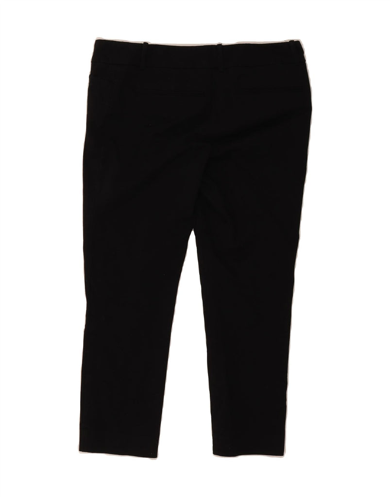 MOSSIMO Womens Stretch Slim Cropped Trousers US 12 Large W34 L24 Black Vintage Mossimo and Second-Hand Mossimo from Messina Hembry 