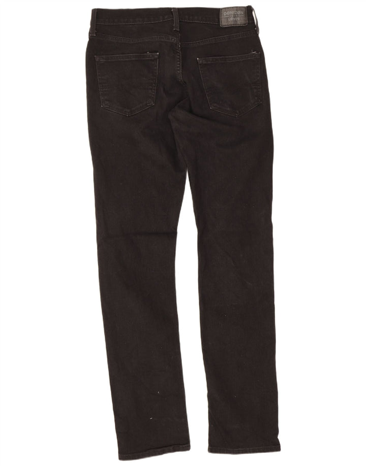 Levi's Mens Denizen Slim Jeans W33 L32 Black Cotton