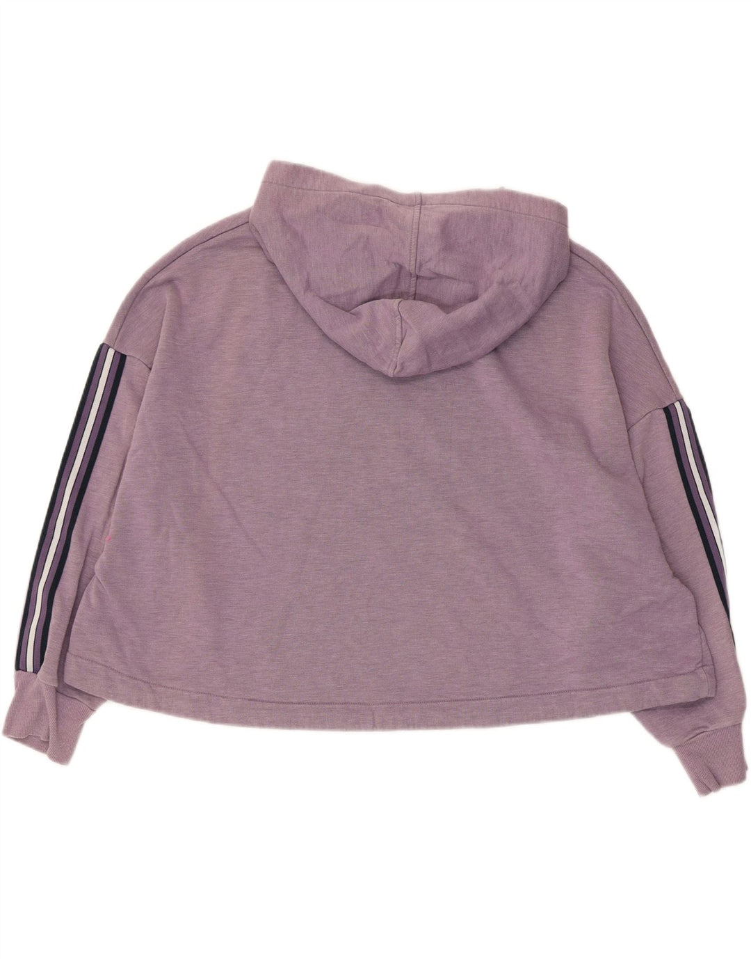 Marks & Spencer Womens Oversized Hoodie Jumper UK 16 Large Purple Polyester