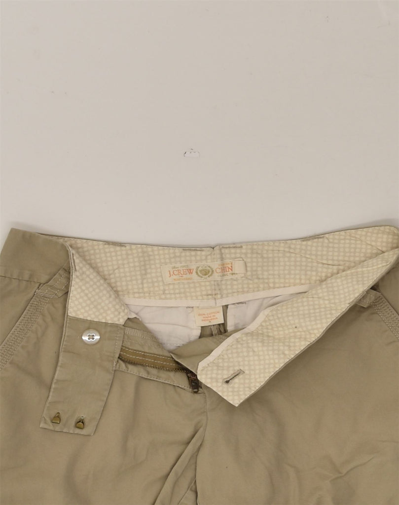 J. CREW Womens Classic Fit Chino Shorts US 0 XS W28 Beige Cotton | Vintage J. Crew | Thrift | Second-Hand J. Crew | Used Clothing | Messina Hembry 