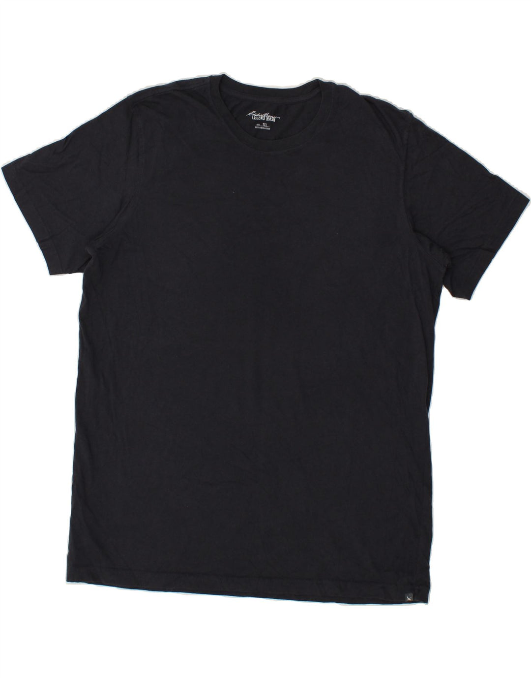 EDDIE BAUER Mens T-Shirt Top XL Navy Blue Cotton Vintage Eddie Bauer and Second-Hand Eddie Bauer from Messina Hembry 