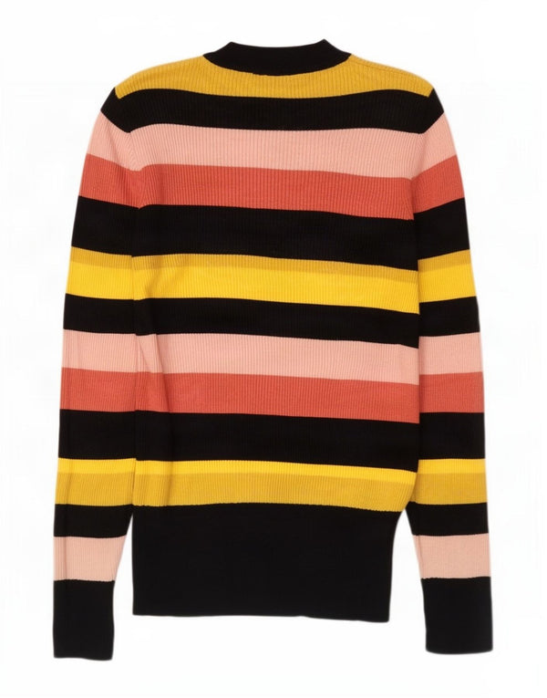 Marks & Spencer Womens Crew Neck Jumper Sweater UK 14 Large Multicoloured