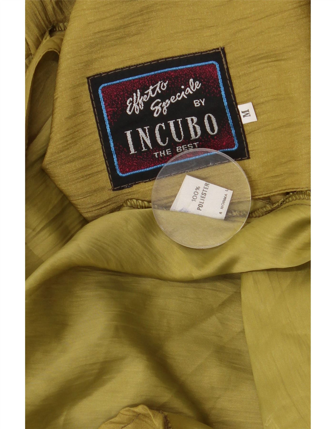 Vintage Womens Oversized Overcoat UK 14 Medium Khaki Polyester