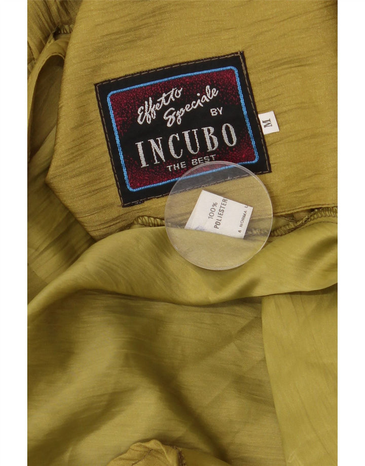 Vintage Womens Oversized Overcoat UK 14 Medium Khaki Polyester