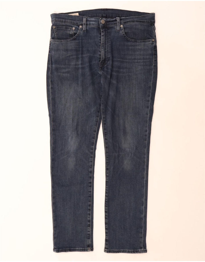 LEVI'S Mens Slim Jeans W34 L30 Blue Cotton