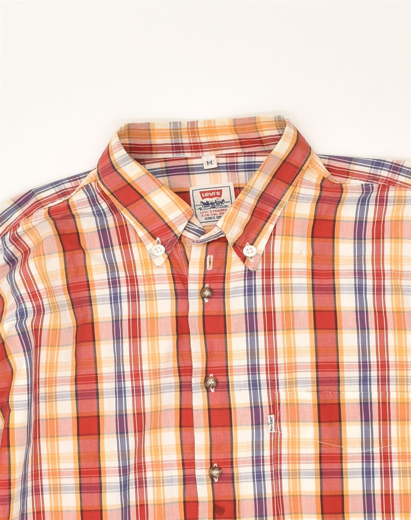 LEVI'S Mens Shirt Medium Red Check Cotton | Vintage Levi's | Thrift | Second-Hand Levi's | Used Clothing | Messina Hembry 