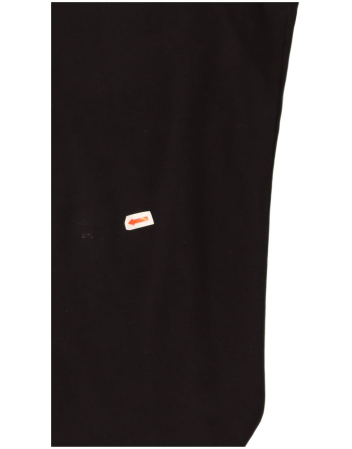 CONVERSE Womens Tracksuit Trousers Joggers UK 12 Medium  Black