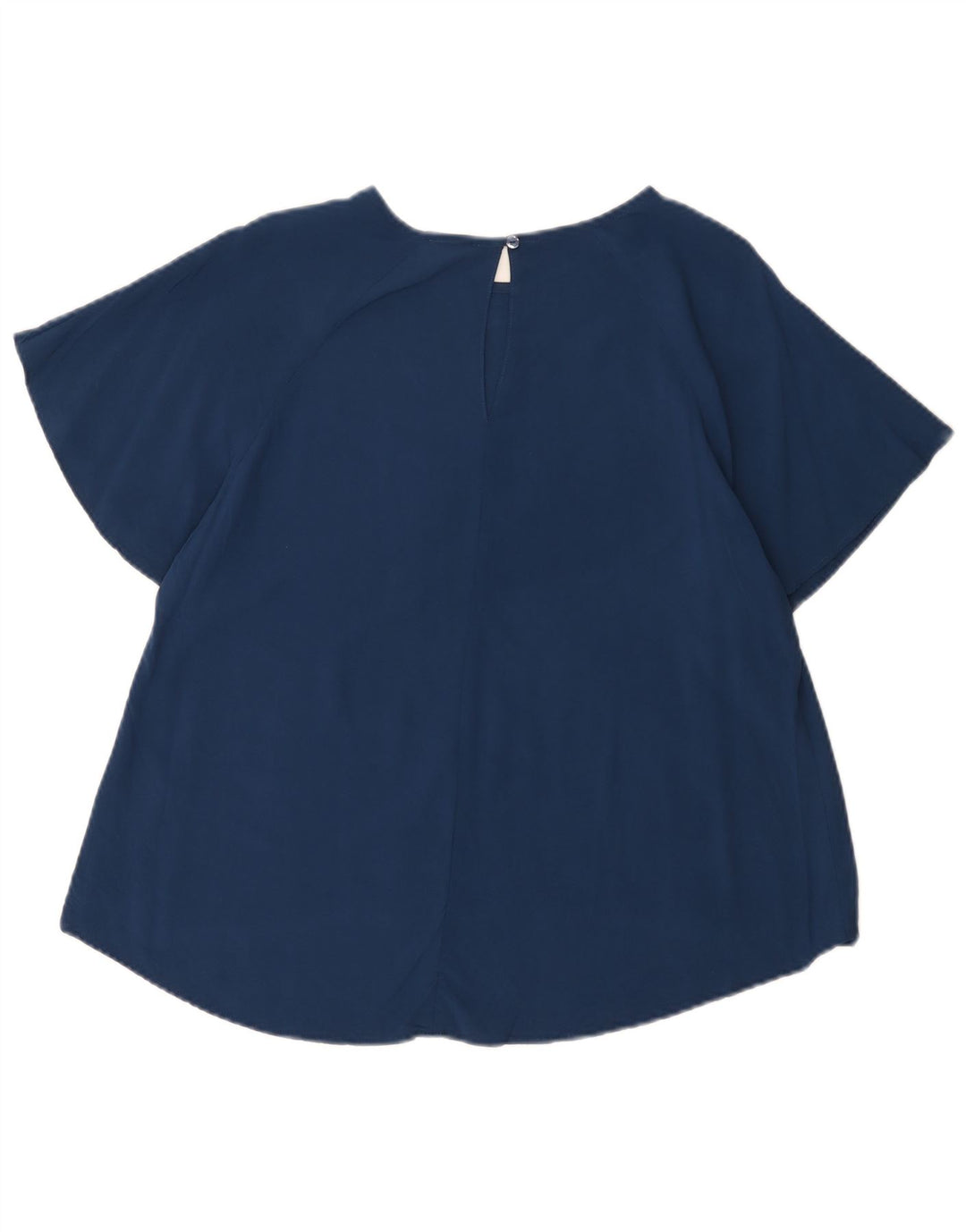 Sun68 Womens Blouse Top UK 14 Medium Navy Blue Viscose