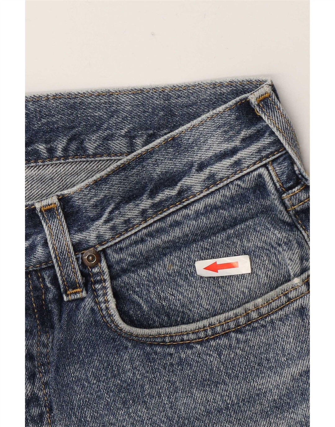 Lee Mens Straight Jeans W29 L32 Blue Cotton