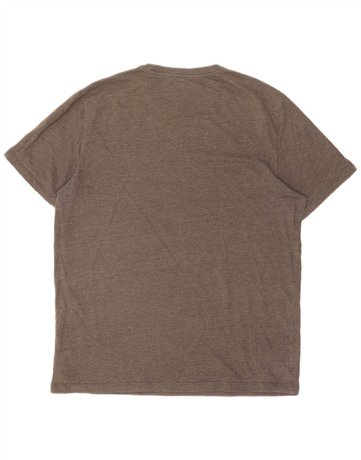 Gap Mens Graphic T-Shirt Top Large Grey Cotton