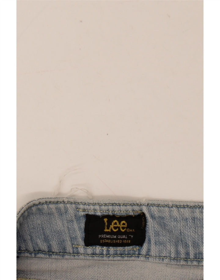 Lee Womens Denim Shorts W32 Large Blue