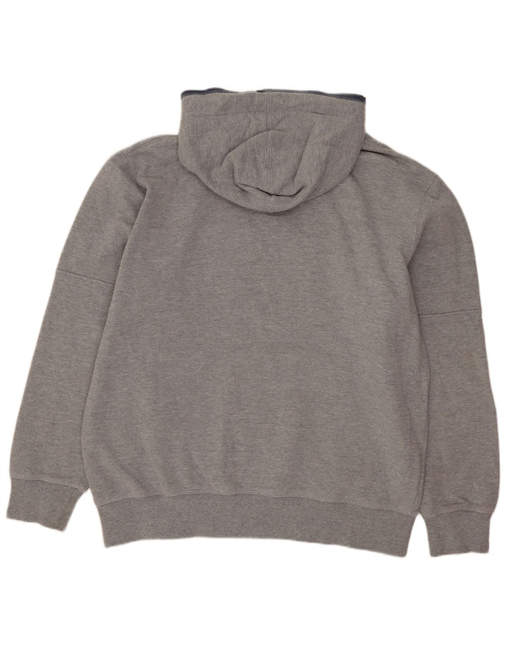 Diadora Mens Graphic Hoodie Jumper XL Grey Cotton