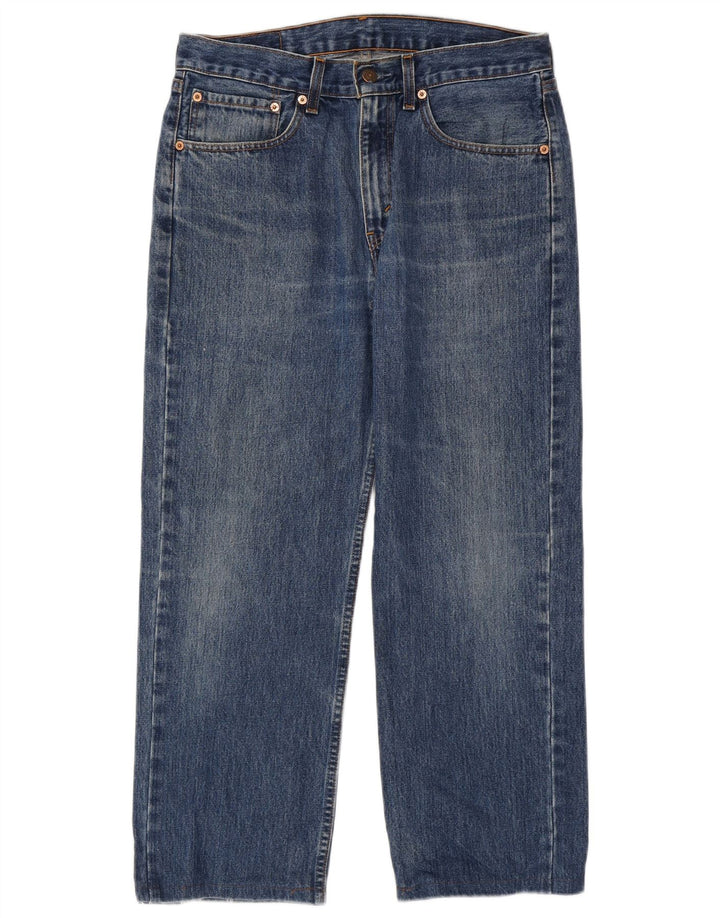 Levi's Mens Straight Jeans W32 L27 Blue Cotton