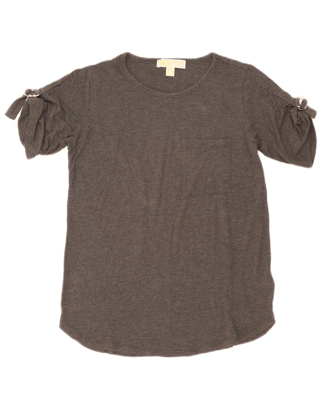 Michael Kors Womens T-Shirt Top UK 10 Small Grey Viscose